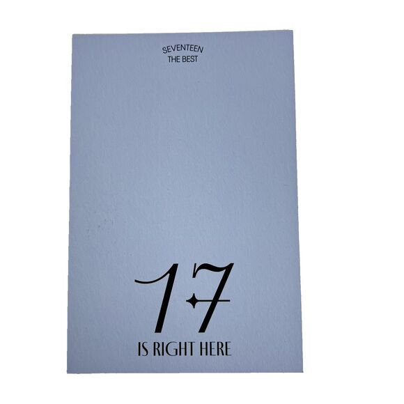 Seventeen Kim Mingyu Seventeen is Right Here Exclusive Postcard Min Gyu 17 KPOP - Picture 2 of 2